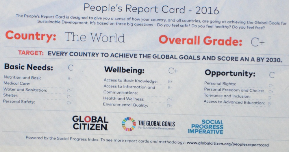 Citizen Report Card, SDGs