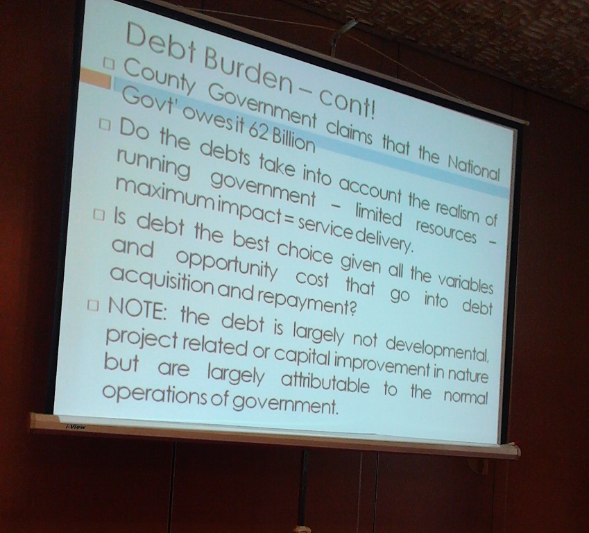 debt, Nairobi County, 