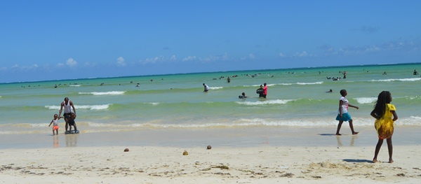 white sandy beaches 