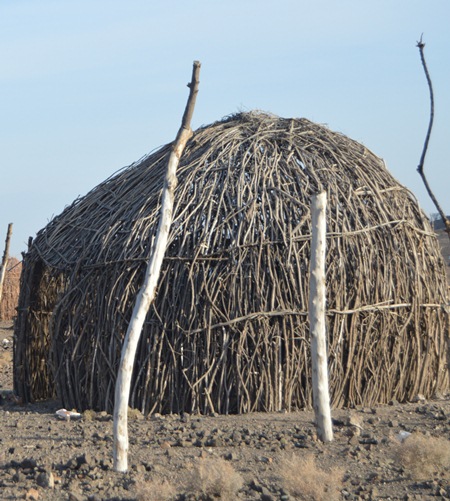 Traditional Turkana House. 