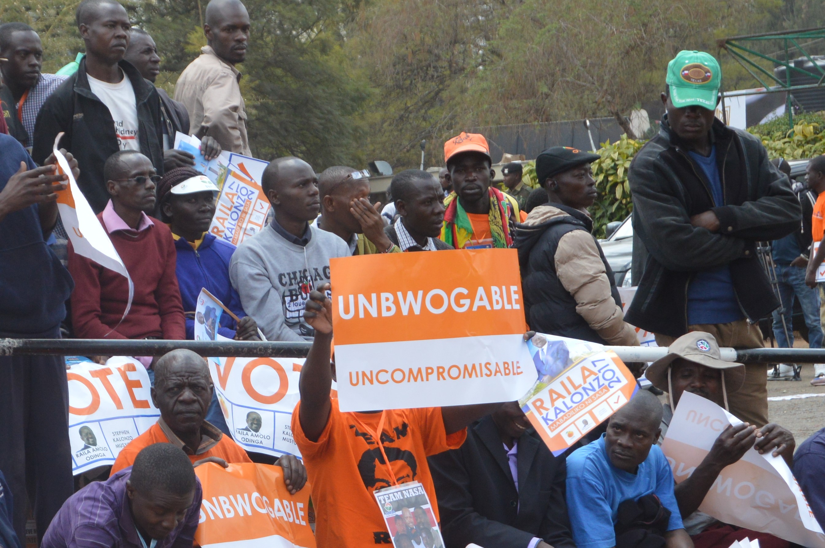 NASA rally at Uhuru Park. 