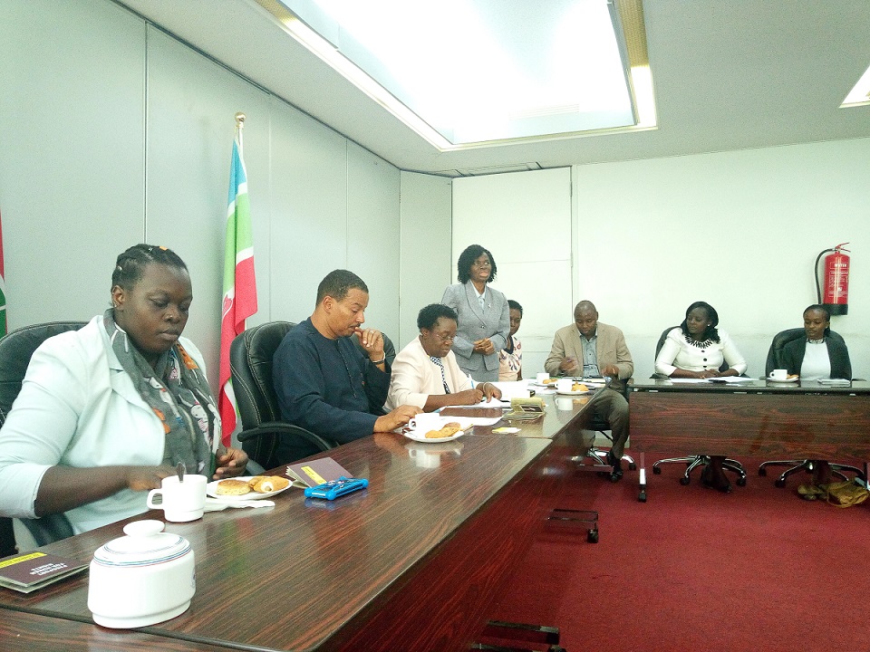 Photo: Prof Mary Abukutsa DVC Research Production and Extension making remarks during the event