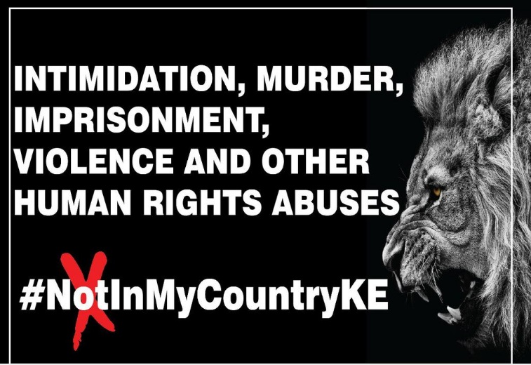 #NotInMyCountryKE