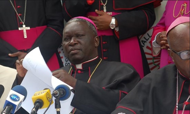 Archbishop Philip Anyolo inauguration ceremony in Kisumu where he received two new vehicles. 