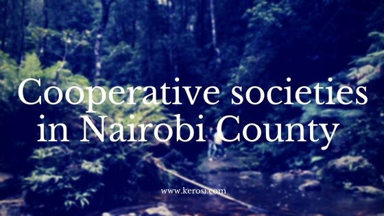 cooperative societies in Nairobi