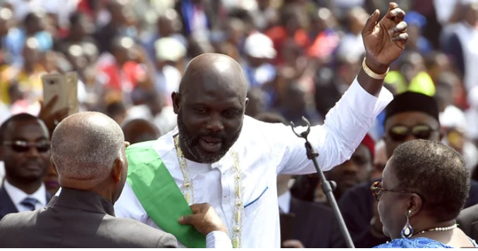 George Weah wins presidential election in Liberia