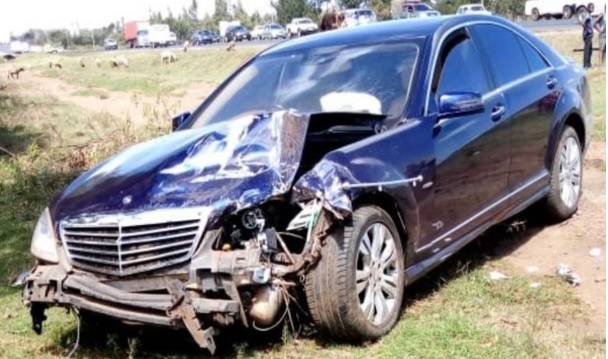 Chief Justice David Maraga and wife involved in an accident in Nakuru