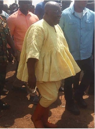 President of Ghana, Nana Akufo-Addo, has a new dressing style!!!