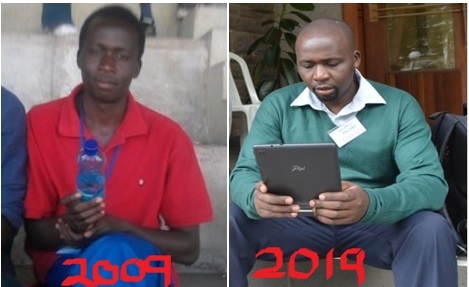 #10yearchallenge: Geoffrey Kerosi