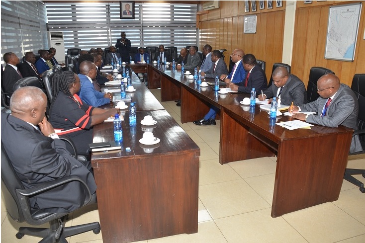 Ukur Yattani  and Dr. Julius Muia introduced to National Treasury Staff