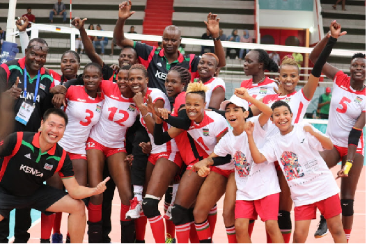 Malkia strikers win Gold Medal in Womens Volleyball