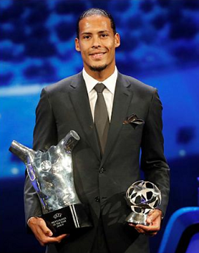 Virgil van Dijk wins UEFA Men’s player of the year