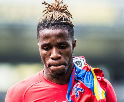 Wilfried Zaha hands in a transfer request at Crystal Palace