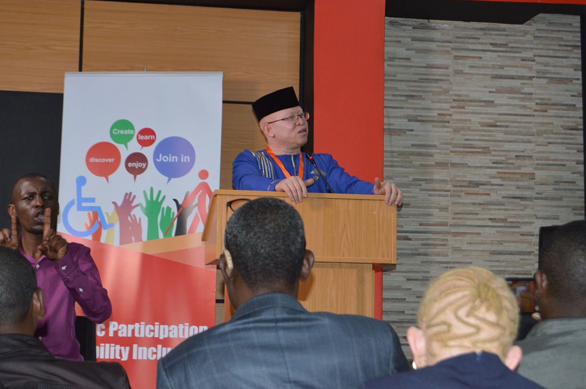 Sen. Dr. Isaac Mwaura calls upon people with disability not to be caught up with dependence syndrome