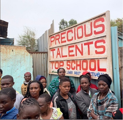 A classroom of a school along Ngong road has collapsed with students inside