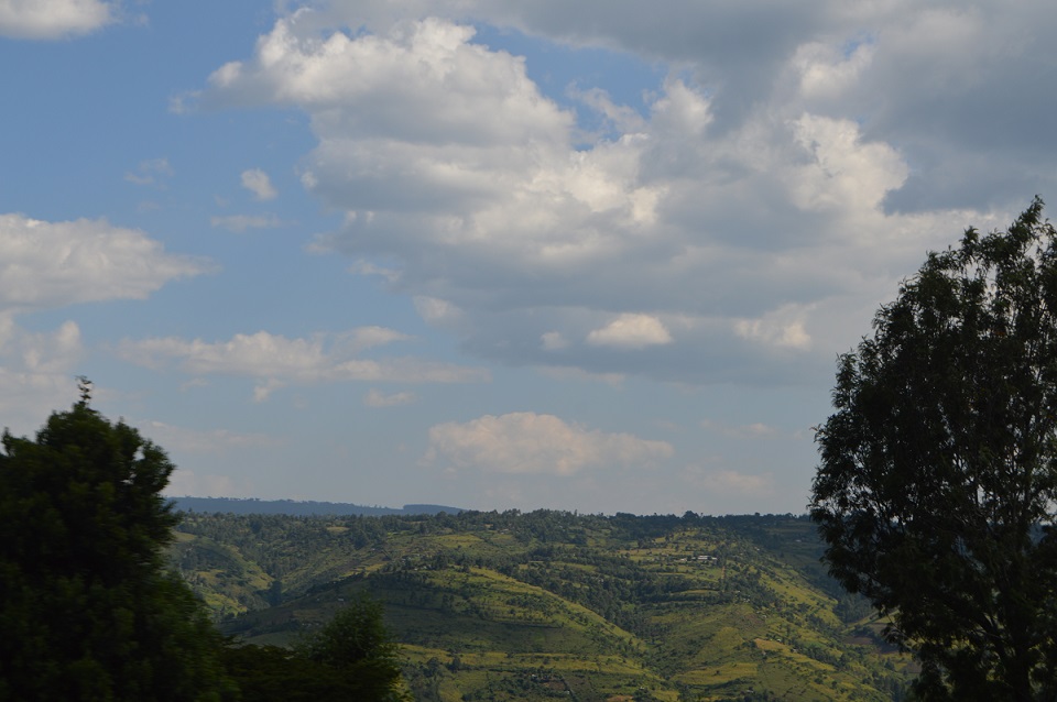 clear skies on my way to Kisumu County