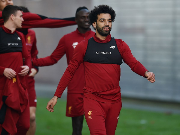 Mohammed Salah back in training after injury