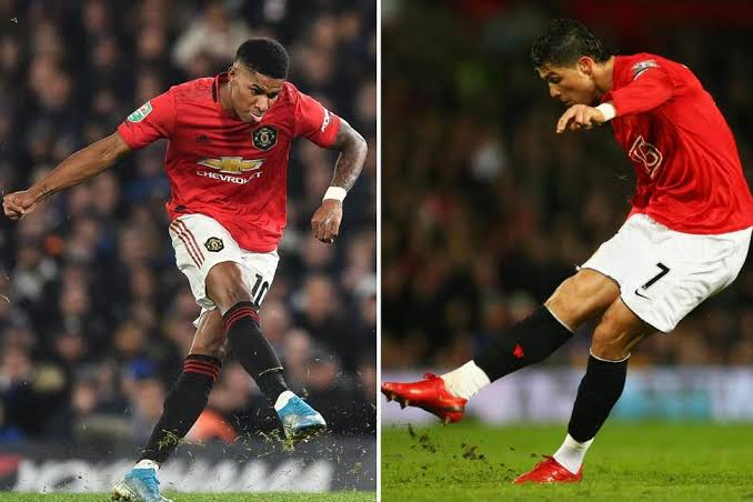 Marcus Rashford is compared to Cristiano Ronaldo