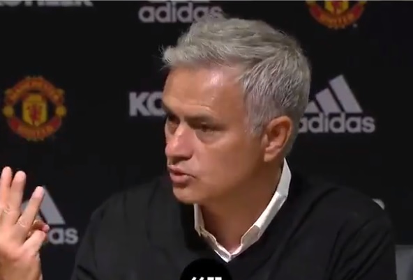 Jose Morinho walks off a press conference and demands respect