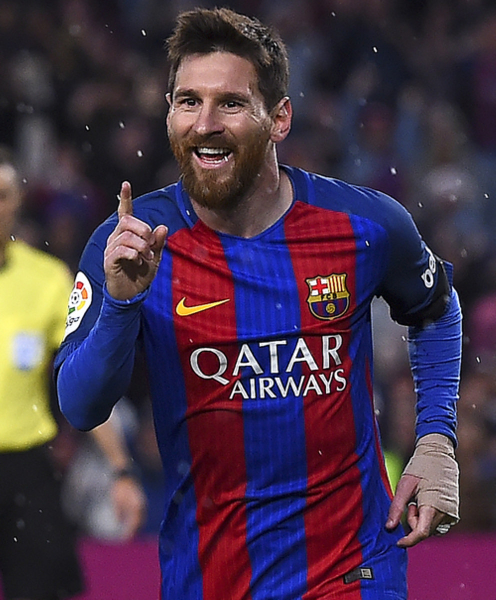 Lionel Messi is in talks with Barcelona over a new contract