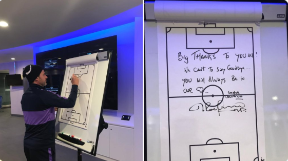 Mauricio Pochettinho’s goodbye message to Spurs players