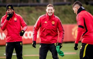 Luke Shaw, Axel Tuanzebe and Nemanja Matic are back in full Manchester United training