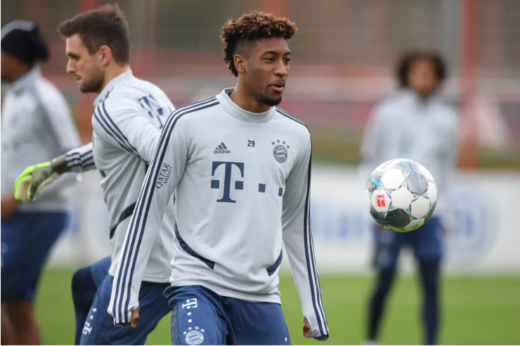 Kingsley Coman returns to full Bayern Munich training