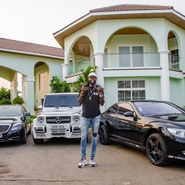 Adebayor shows off his cars and mansion