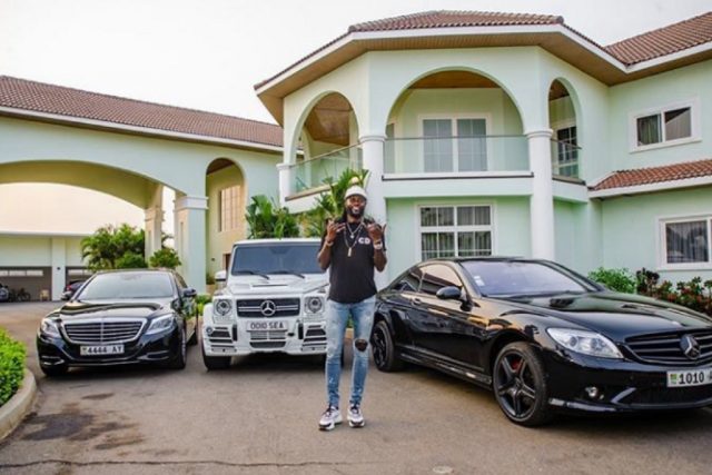 Adebayor shows off his cars and mansion