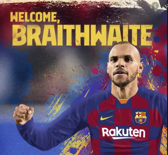 Barcelona sign Martin Braithwaite from Leganes