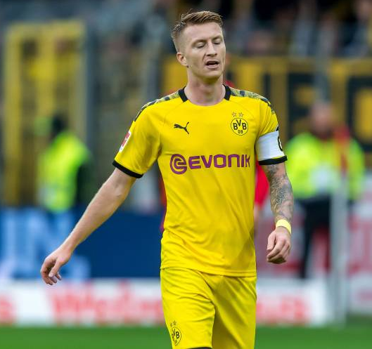 Borussia Dortmund captain Marco Reus is injured