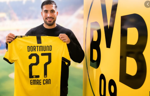 Emre Can to join Dortmund on a permanent deal