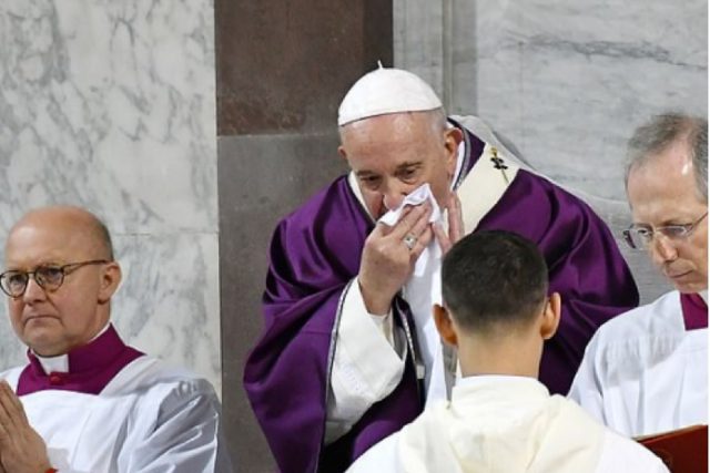 Pope Francis cancels 3 official events in a row due to cold symptoms after declaring solidarity with people suffering with coronavirus infection