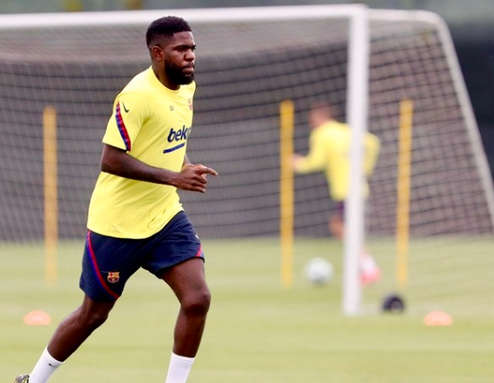 Samuel Umtiti picks up injury after two days training