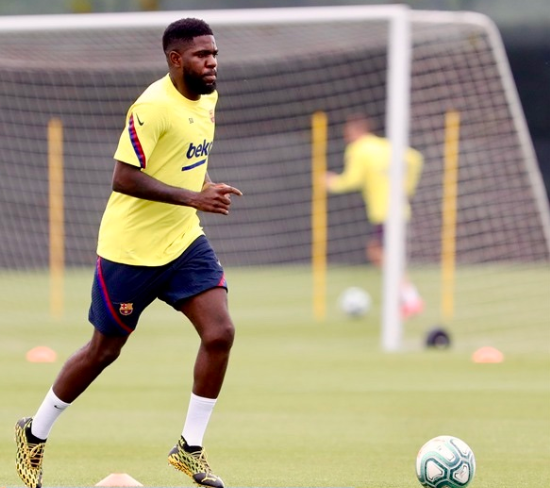 Samuel Umtiti picks up injury after two days training