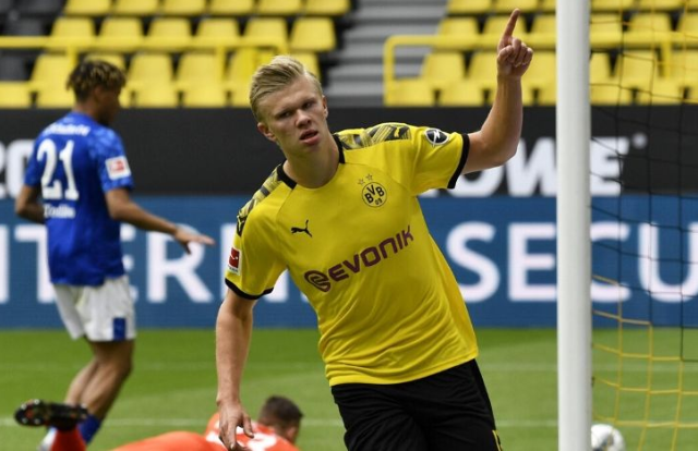 Dortmund’s Haaland matches record with Revierderby goal