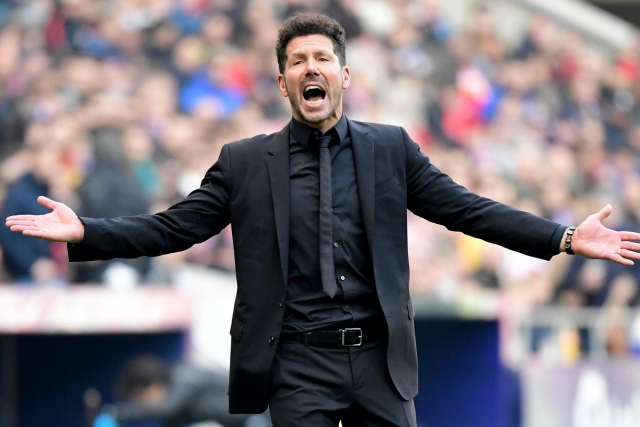 Atletico boss Simeone matches Aragones for La Liga wins