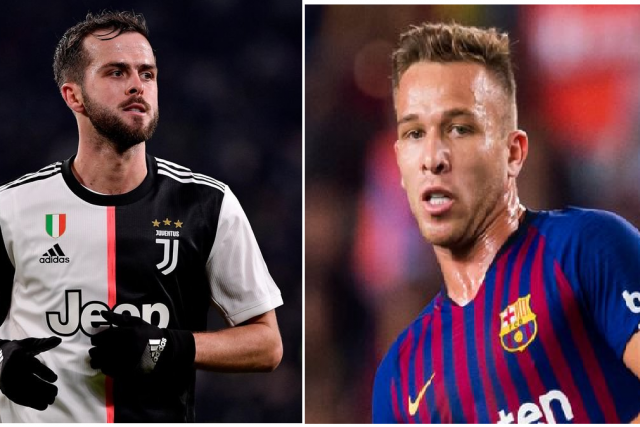 Barcelona’s Arthur and Juventus’ Miralem Pjanic in swap deal