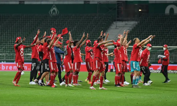 Bayern Munich clinch eighth successive Bundesliga title