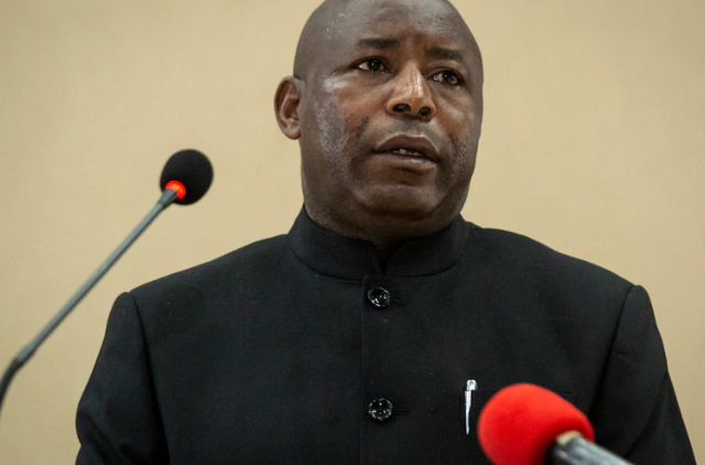 Evariste Ndayishimiye is sworn in as president of Burundi