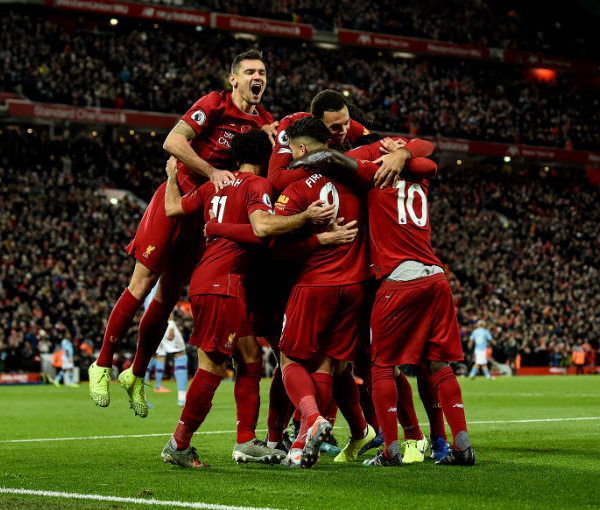 Liverpool win the Premier League title