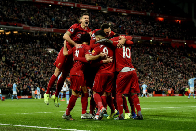 Liverpool win the Premier League title