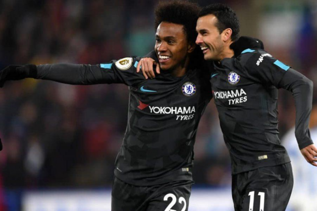 Pedro and Willian agree to finish season at Chelsea