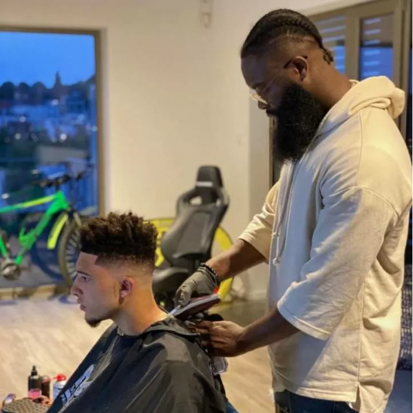 Sancho fined for home haircut picture