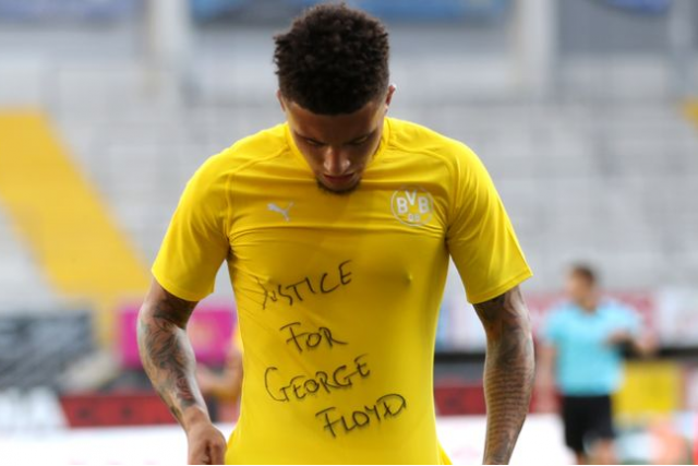 Sancho reveals ‘justice for George Floyd’ t-shirt after scoring against Paderborn