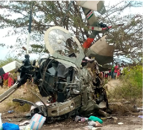 Two people dead after Kenya Air Force aircraft crashes in Masinga Sub County
