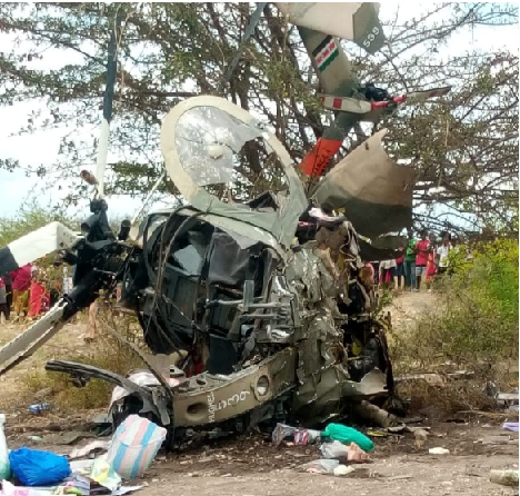 Two people dead after Kenya Air Force aircraft crashes in Masinga Sub County