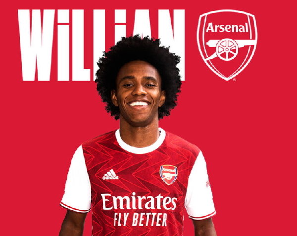 Arsenal confirm the signing of Willian