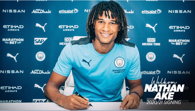 Manchester City sign Ake from Bournemouth