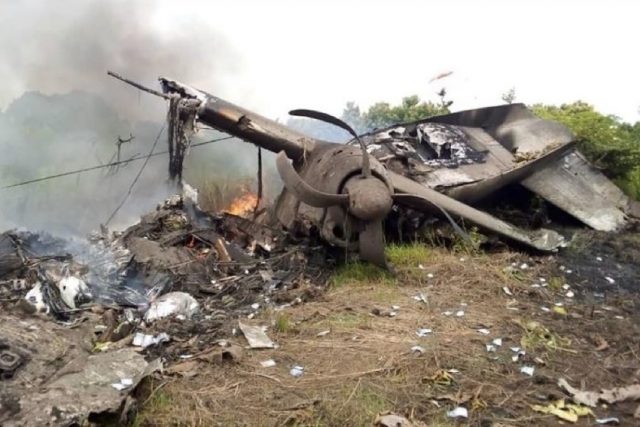 A cargo plane crashes off after take-off in Juba South Sudan